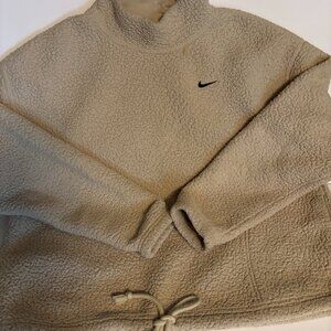 Nike Mock Neck Sherpa Fleece Pullover